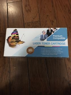 Laser toner cartridge $12
