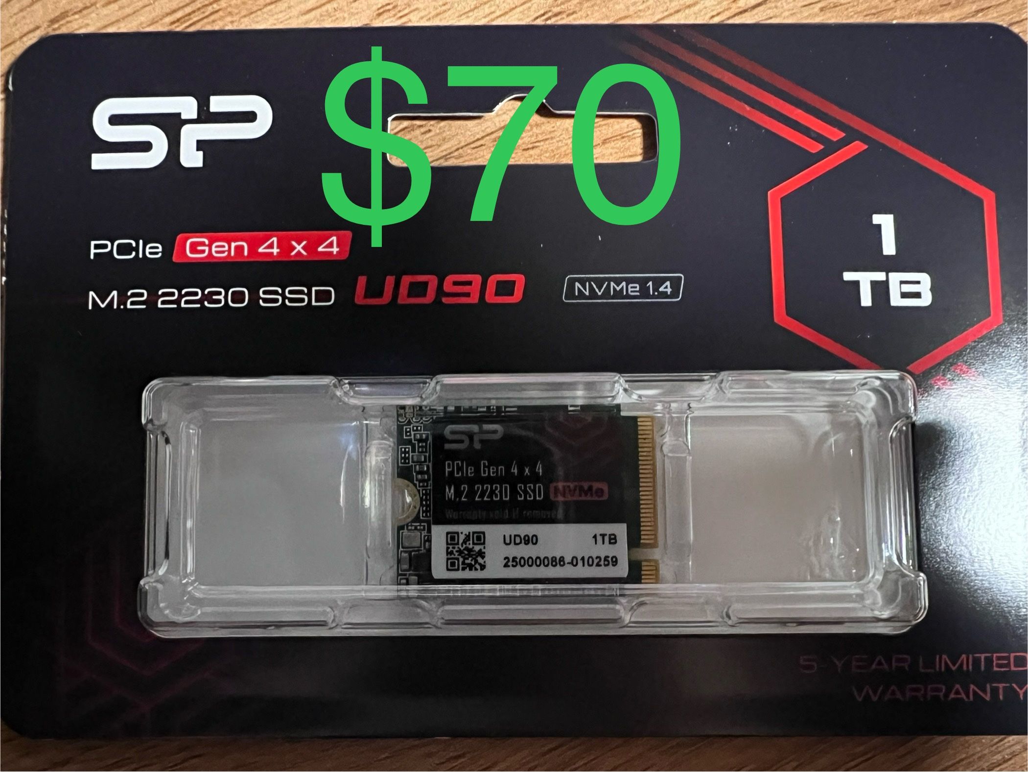 Gen 4 NVMe 2230 SSD, Brand New