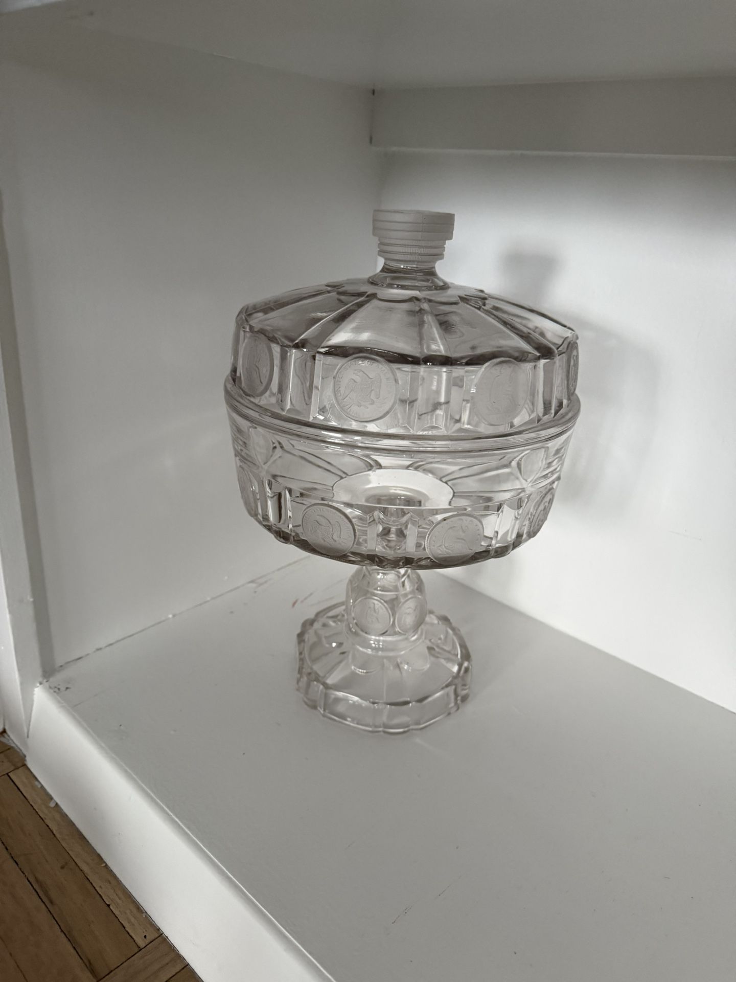 Crystal Candy Dish And Cover