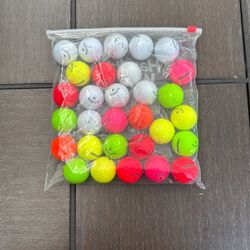 30 Callaway Supersoft Golf Balls – Colored + White – $22