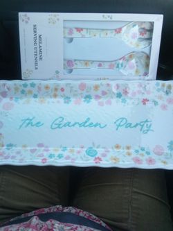 The Garden Party Melamine Serving Set