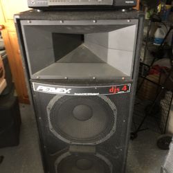 speaker for sound and amplifier