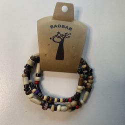 Baobab beaded bracelet from Guatemala by Chameleon Creations