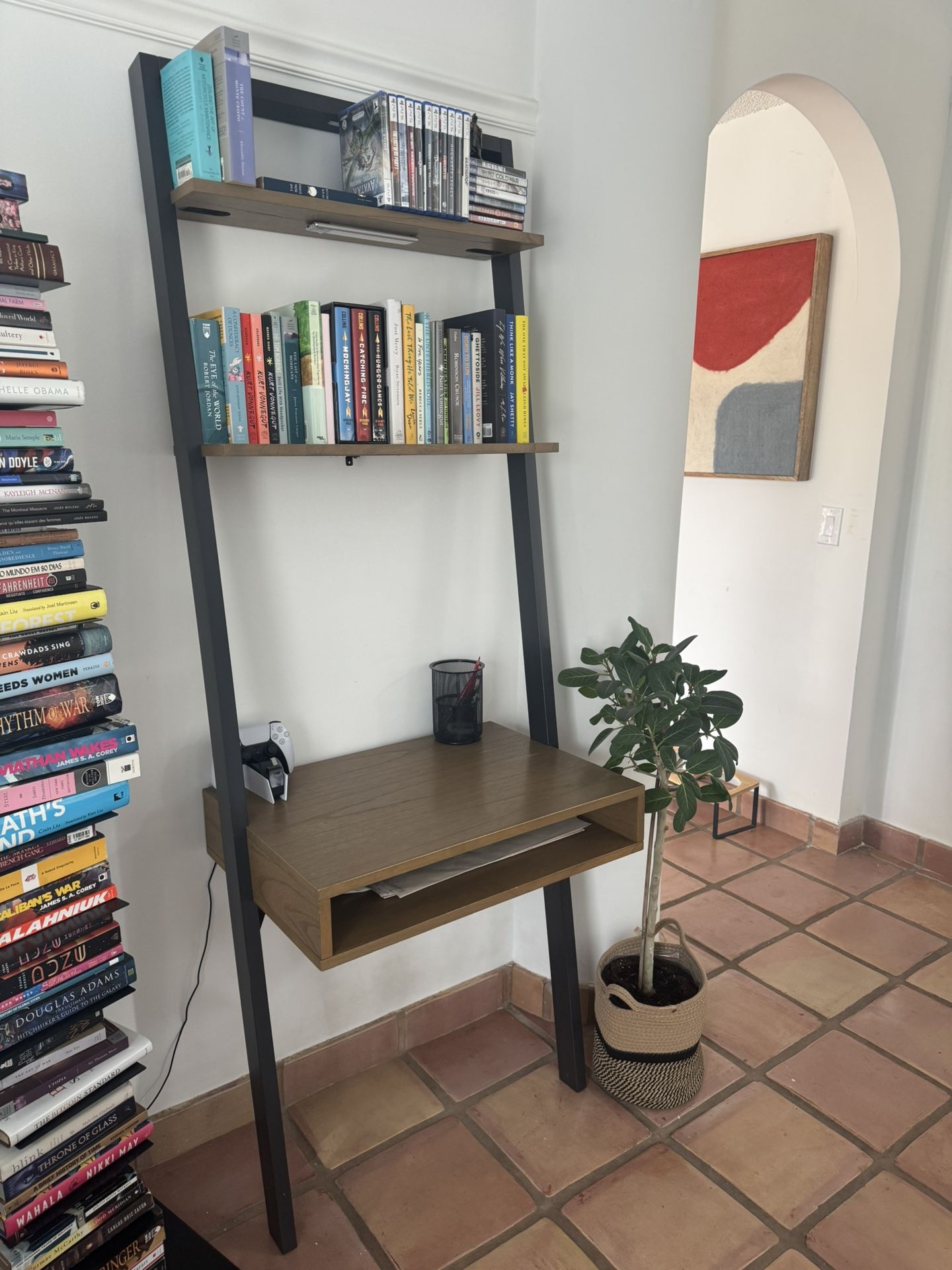 Ladder Shelf Desk