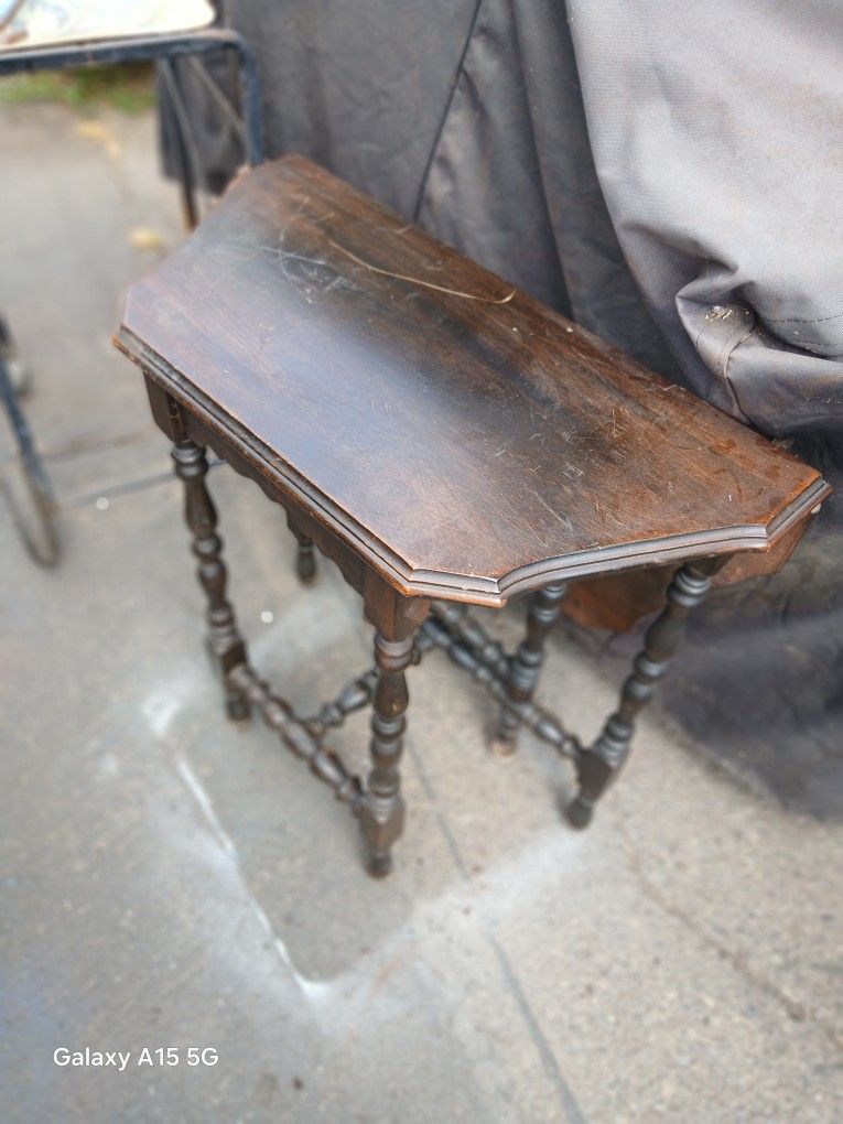 Antique Wood Folding Table
