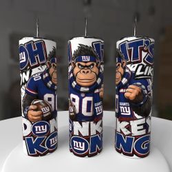 New York Giants Football Donkey Kong Tumbler