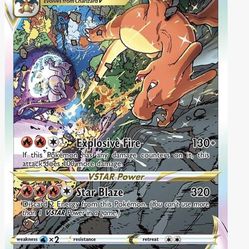 Selling blastoise EX and looking for Charizard VSTAR