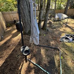 Hanging chair and stand