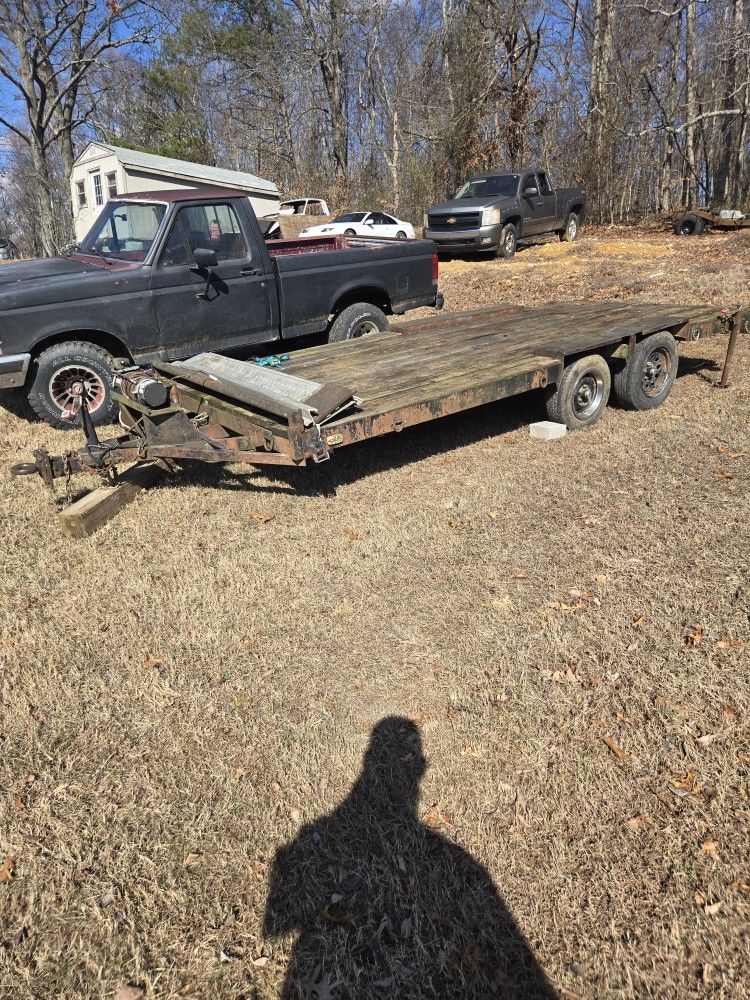 Heavy Duty Dual Axle Equipment Trailer