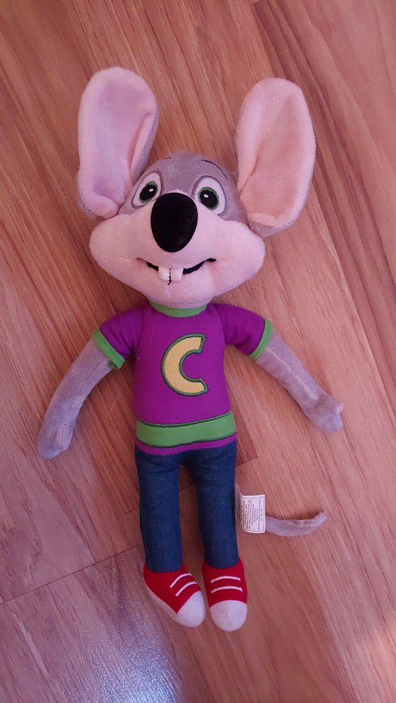 Chuck E Cheese Mouse Plush 13 Inches Stuffed Animal Collectible 2013