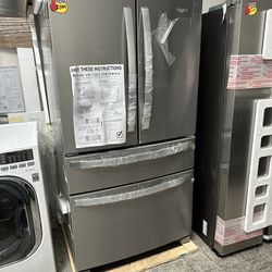 New Whirlpool Refrigerator Stainless Steel 