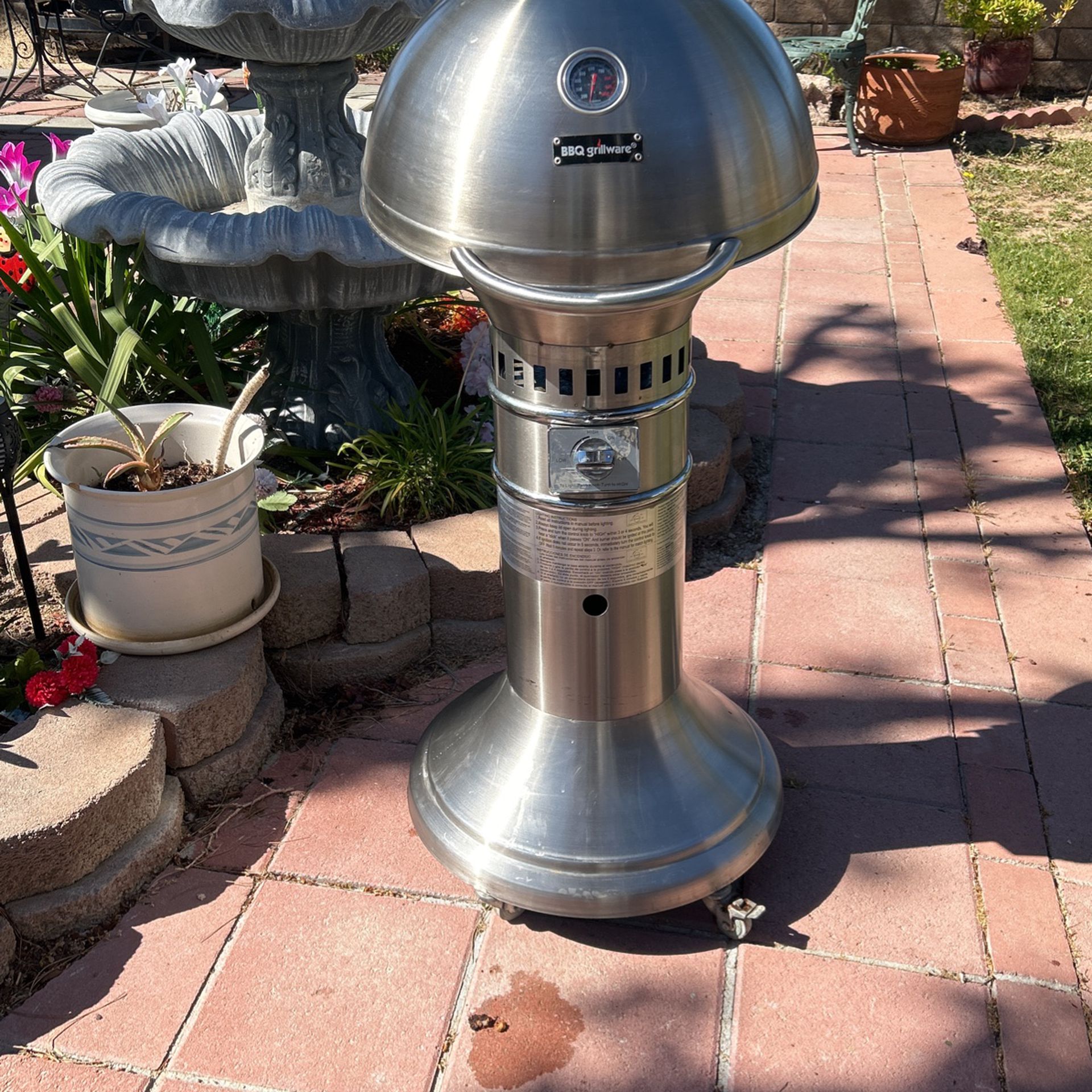 Stainless Steel BBQ Grill, Unique . Open For Traders 