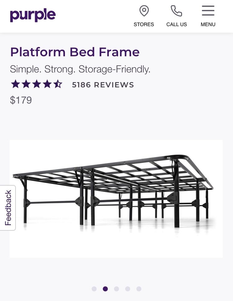 Queen Platform Bed Frame New In Box