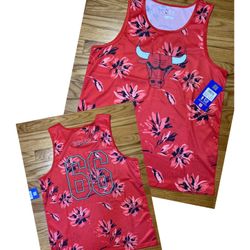Chicago Bulls Ultra Game Red Tank Top Shirt Men’s sz Small & large available NEW!!