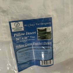 Pillow Insert 26" x 26" 72oz