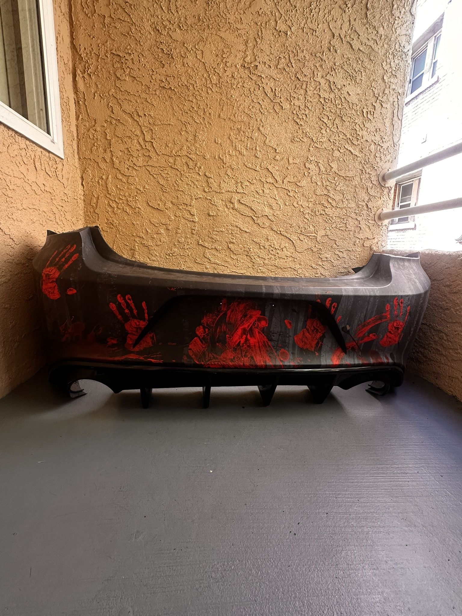 F8 Green OEM Dodge Charger Rear Bumper 2015-2023.
