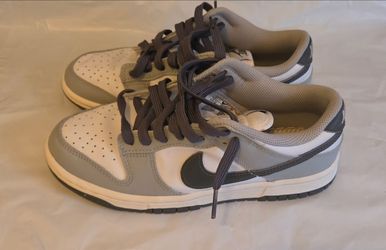 Nike Dunk Low Women's Sneakers White Iron Grey Smoke Grey DD1503-117 Size 7