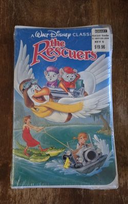 **RARE Black Diamond Classics – Disney’s The Rescuers (1977) VHS –  SEALED