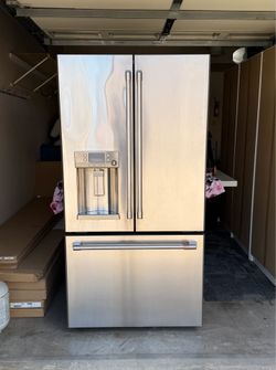 GE Cafe Counter Depth Refrigerator French Door Stainless Steel 2019 Fridge