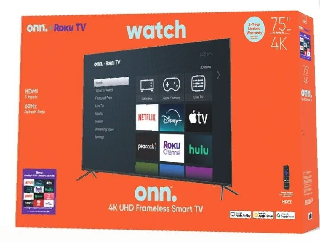 75" Hisense Roku TV