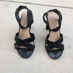 Torrid Crisscross Stretch Strap Heel Sandal (WW)
