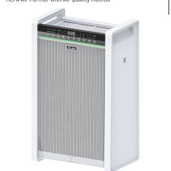Large Room HEPA Air Purifier 3850 Sq Ft with Air Quality Monitor