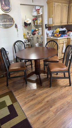 Table and chairs