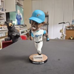Florida Marlins Chuck Carr Bobblehead 7-9-23 Giveaway 7"H