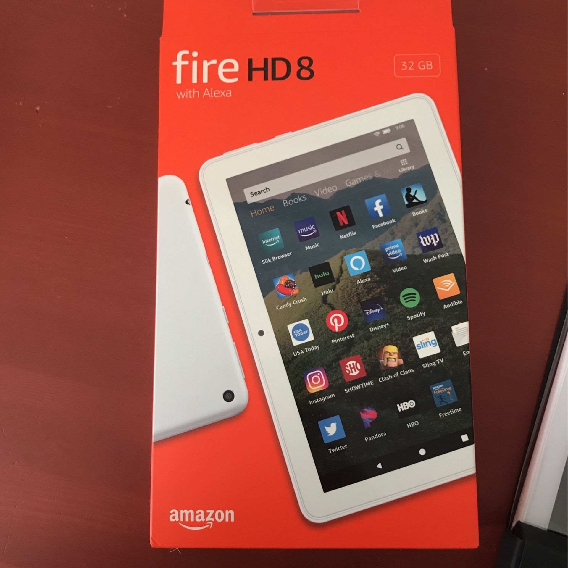 NEW White Fire HD 8 Amazon Tablet with Alexa