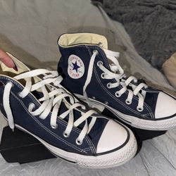 Navy Blue Converse 