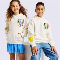 NEW! Pokemon x Target: Youth Hoodie Pullover Sweatshirt (Cream Colored: Kids M & XL Only) [SEALED]