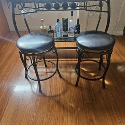 Home Bar With Stools