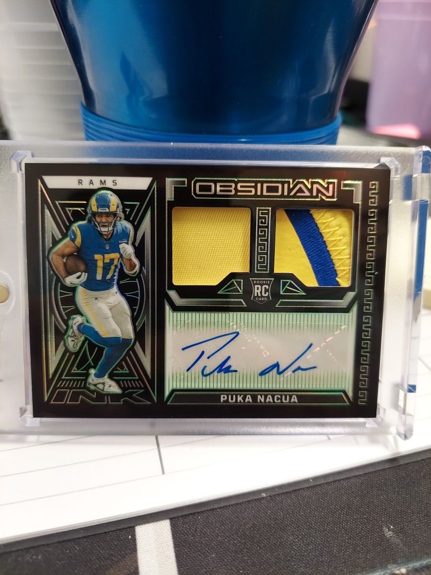 2023 Panini Obsidian RPA /25 Puka Nacua