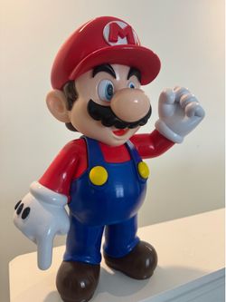 Classic Red Plumber Inspired Collectible Figure | 40 cm (15.7”) Display Statue | Home & Game Room Decor