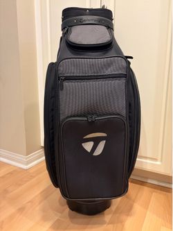 TaylorMade Deluxe Cart Bag BLK/Gunmetal
