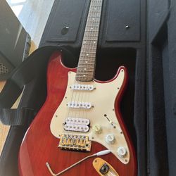 Roland Amp And Huntington Guitar 