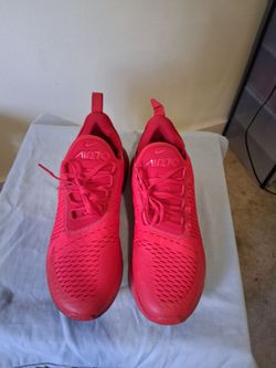 Nike Air Max 270 Triple Red Sneakers "University Red"  October Triple Red