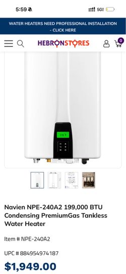 PremiumGas Tankless Water Heater