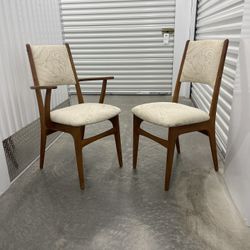 Teak! Vintage Danish MCM Mid Century Modern Chairs (2)
