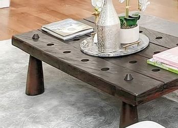PEG LEGGED COFFEE TABLE