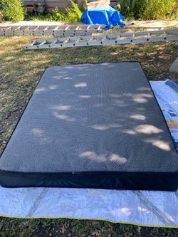 Queen mattress one  side $50 available at Desoto