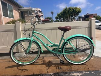 Bicycle, Beach Cruiser - Mint Green, 3 speed