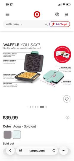 Dash waffle maker