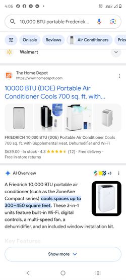 Portable air conditioner