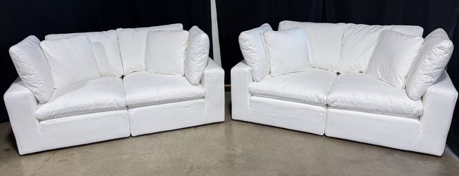 Sundays Movie Night 2-Piece Modular Sofa Loveseat (Set of 2, Standard, Brie Color)