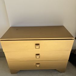 Set of Gold Dressers/Nightstands