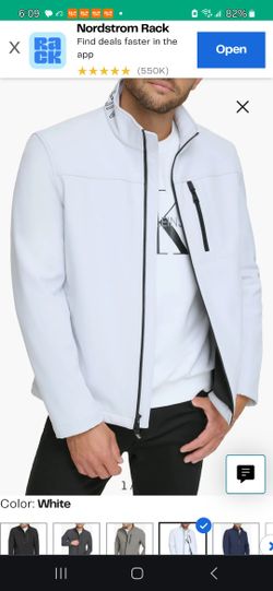 Calvin Klein Men's White (Infinite Stretch) Jacket