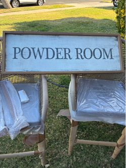 Bathroom sign