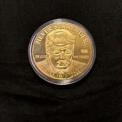 Trump mug shot coin