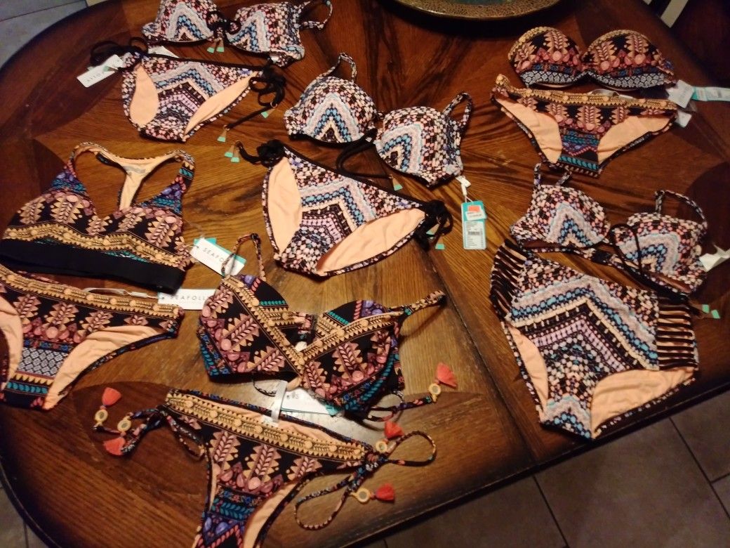 BRAND NEW SEA FOLLEY AUSTRALIA BIKINIS ORIGINALLY OVER $100 EACH